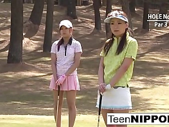 Teen golfer gets will not hear of pink screwed on be passed to green!