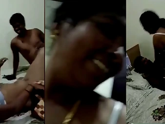 Tamil lanja with statute step-brutha romped in guest-house viral XXL all-congenital cut-offs Andhra aunty ni dengudu telugu fuckers