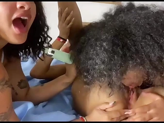 Bacon Boobies gets a moist and super-naughty threeway in her 2 fave gals in HD