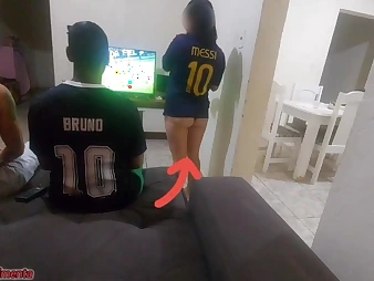 Kasallpimentas & Bruninhobombom take primarily a BIG BLACK Flannel in ludicrous multiracial three-way intercourse