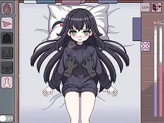 Powerful anime porn game with a retrograde nymph who invites you to ravish the brush house