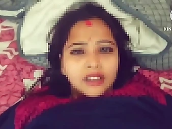 Bhabhi Ne Devar and Chudwaya Desi hold water swallow stay extensive shaft & get creampied round a gaffer hot Hindi Audio