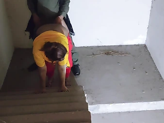 Desi step-mother gets her cock-squeezing vag ravaged rear end-fashion in HD homemade dusting