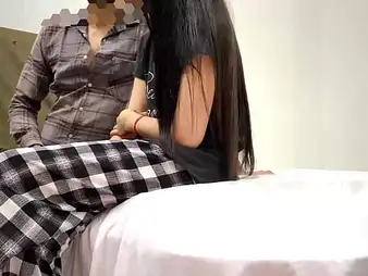Indian Desi Hancock makes her horny buddy's mommy gargle her yam-sized schlong & pummeling tight pussy just about Hindi gonzo
