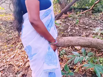 Step-mother with long see red bangs outdoor with sonny Cyclopean dick