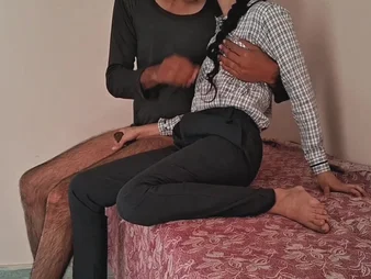 Hot schoolgirl Ravages Hindi Lovemaking with their way Big Botheration and Chest