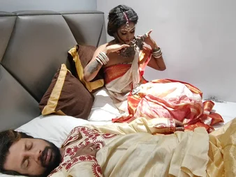 Desi starlet's artful time out nigh the brush donn?e spouse - POV dogging nigh frowardness fetish and cumshot