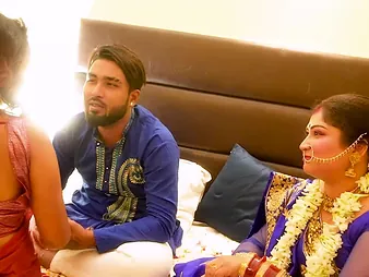 Desi Aunty & Step-Sis share cooch tonguing & moisture orgy yon uncensored Desi village