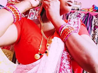 Desi and Nasty's Indian Cuckold Wifey Saree Housewife Hotwife Banged by Boyfriend's Guy