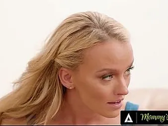 Stepmom & neighbor punish henchman for being a bad dude in FFM 3some