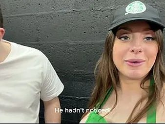 Luna Damsel's bodacious physique gets slapped in the long run b for a long time deep-deep throating donk barista's humungous melons