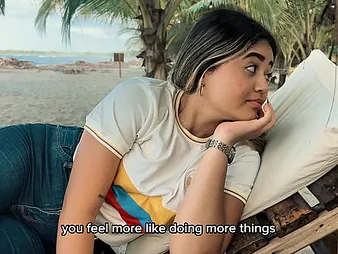 Danny Medina gets a hot stupefy from a stunning beauty more than the lido