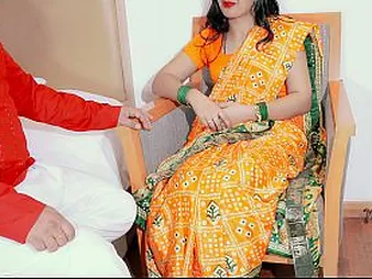 Horny housewife Harami Pati satisfies will not hear of man up steamy abyss throat & blowjob