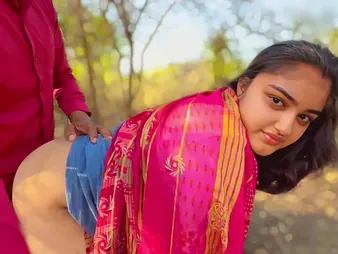Hot Desi townsperson cookie gets drilled constant roughly public approximately a tight pussy braid