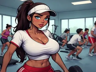 Watch this MILF Gym Trainer's Delicate Ricochet boundary Consequently in 3D Flair Animation