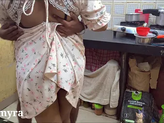 Sexy Indian Step-Mommy Myra gets will not hear of fresh sundress checked out and present wide of will not hear of step-brother